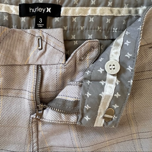 HURLEY PLAID SHORT SHORTS - Picture 4 of 7